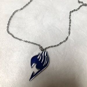 Blue Fairy Tail Necklace